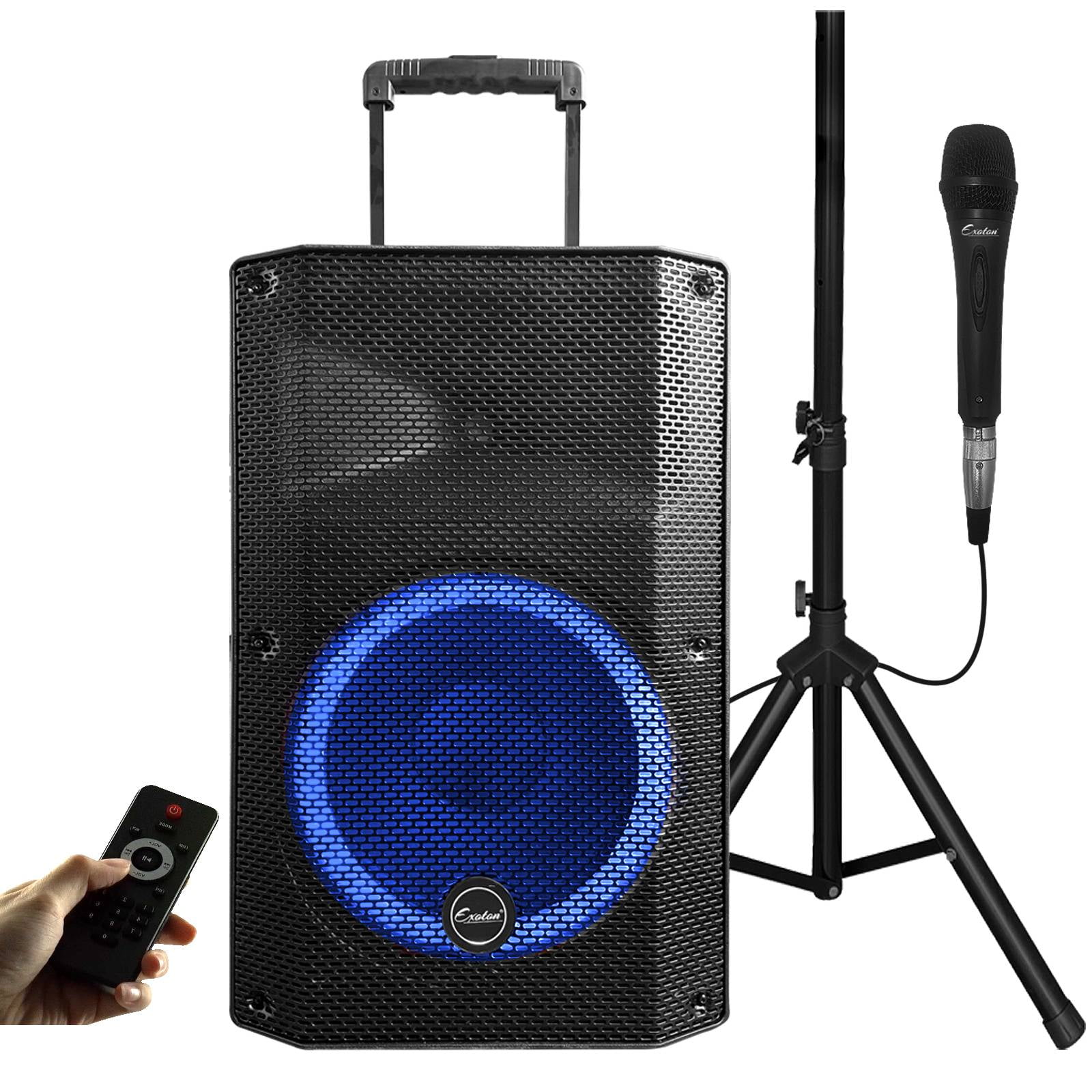 15 Inch DJ Speaker for Party,Portable PA Speaker,1200W Active Bluetooth
