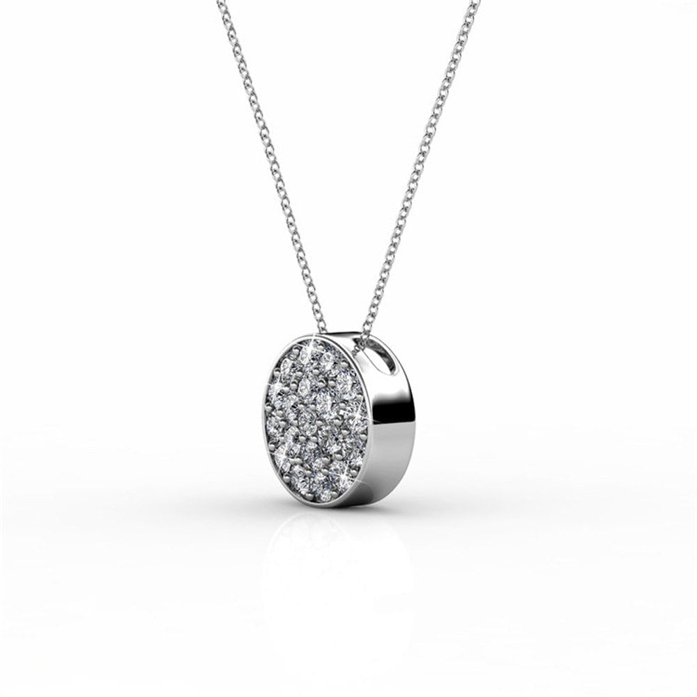 Cate & Chloe Nelly 18k White Gold Plated Jewelry Set with Swarovski Crystals Gift for Women