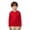 Red #009, variant on Boys Long Sleeve T Shirt Kids Crew Neck Basic Tee Regular Fit School Fall Winter Layering Casual Top