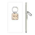 thumbnail image 1 of vintage simple Brun avec des Fleurs Carré Cellule support support support support Universel, 1 of 3
