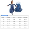 thumbnail image 6 of KAWELL Snow Princess Dress Girls Cosplay Party Fancy Child Costume Christmas Dress up, 6 of 6