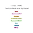 thumbnail image 4 of Sharpie Surligneurs Rétractables, Pointe Biseautée, Couleurs Assorties, 8 Unités, 4 of 4