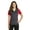Red, variant on Sport-Tek Ladies Colorblock Micropique Sport Wick Polo-2XL (Iron Grey/ Purple)