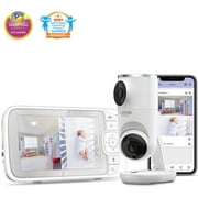 Hubble Nursery Pal Dual Vision Smart Wi-Fi Enabled Baby Monitor with 5 Parent Unit Viewer