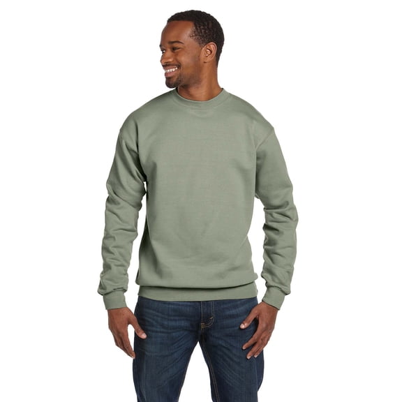 Hanes Adult Ecosmart Crew , P160 , Stonewash Green , XX-Large