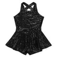 thumbnail image 3 of inhzoy Kids Girls Jazz Latin Leotard Ballet Gymnastic Dress Black 10, 3 of 9