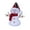 B, variant on Winter Themed Snowman Plush Toy with Scarf and Hat Christmas Cartoon Snowman Stuffed Dolls Ornament Festivals Party Gift