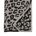 thumbnail image 2 of Super Soft Throw Blanket Leopard -Grade Flannel Fleece Cozy gray 30x35in, 2 of 4
