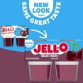thumbnail image 3 of Jell-O Black Cherry Sugar Free Jello Cups Gelatin Snack, 4 Ct Cups, 3 of 14