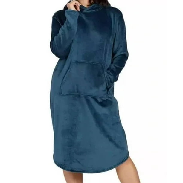 32 DEGREES Womens Heat Cozy Plush Hooded Lounger