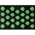 thumbnail image 1 of Ahgly Company Machine Washable Indoor Rectangle Abstract Emerald Green Modern Area Rugs, 2' x 5', 1 of 4