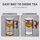 thumbnail image 4 of ¡Ahorra Ahora!, Tetera con forma de taza flotante, separador de té, infusor magnético para preparar té en casa, juego de tetera con filtro de vidrio Akmoler, 4 of 6