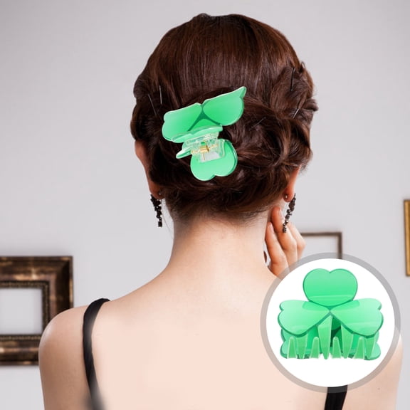 LOLIPPYY St Patricks Shamrock Hair Clips Perfect for Party and Everyday Hairstyles
