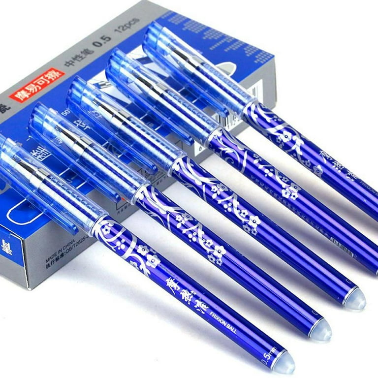 Rollerball Pen Fine Point Pens: 16pack 0.5mm Black Gel Liquid Ink