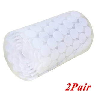 VELCRO Brand Dots with Adhesive White  Sticky Back Round Hook and Loop  Closures for Organizing, Arts and Crafts, School Projects, 5/8in Circles 80  ct - DroneUp Delivery
