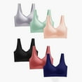 thumbnail image 6 of Women Sport Yoga Bra Light Support Seamless Sport Bra Full-support Sport Bra Yoga Bralette Top, 6 of 6