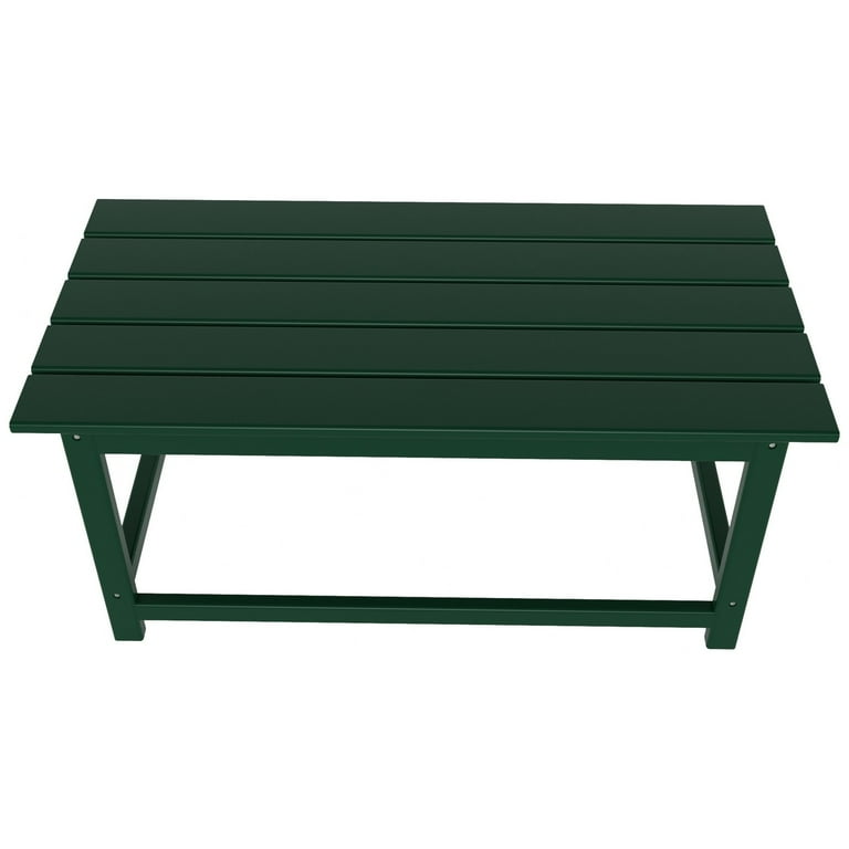 Green outdoor coffee table discount