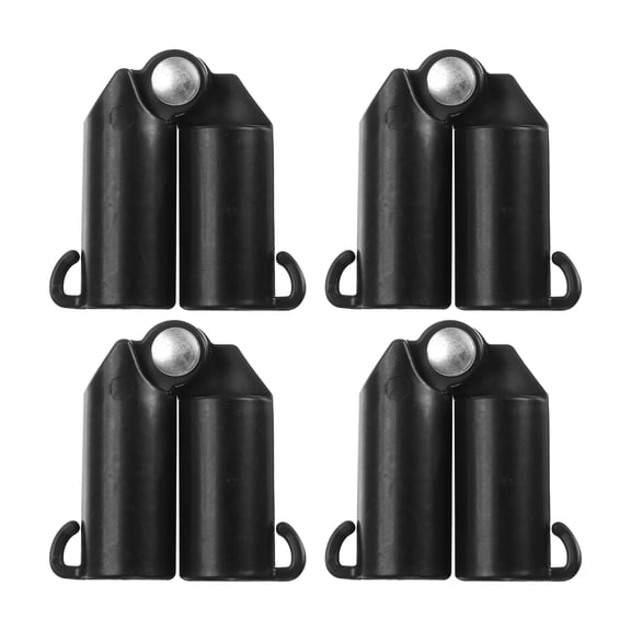 Uxcell 4Pcs 16mm Adjustable B-type Plant Trellis Connectors Clips for Bracket Shelf Rods