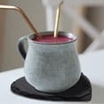 thumbnail image 4 of 4Pcs Retro Cup Pads Decorative Cup Mats Wear-resistant Cup Coasters Home Accessory, 4 of 8