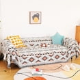 thumbnail image 4 of Manta Lqprom Boho Tejida con Borlas Estilo Azteca 130x160 cm, 4 of 9