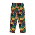 thumbnail image 3 of Lsque Colored Guitars Print Women's Pajama Pants, Lounge Pant - Comfortable Home Wear,Elastic Waistband, Stylish Design-Medium, 3 of 9