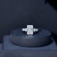 thumbnail image 5 of Rosec Jewels 4 Carat Lab Grown Diamond Radiant Cut Engagement Ring for Women (IGI Certified) - Statement Ring - E-VS1 Quality, 14K White Gold, US 3.00, 5 of 9