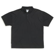 Untied Short Sleeve Poly Knit Polo