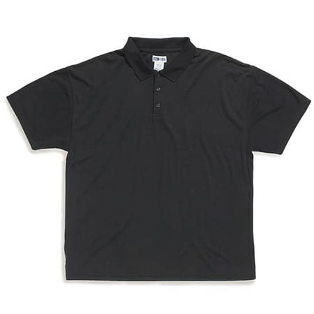 Untied Short Sleeve Poly Knit Polo