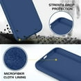 thumbnail image 6 of Entronix Silicone Case Compatible with iPhone 11, Protective Cover, Navy Blue, 6 of 6