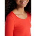 thumbnail image 4 of Weekend Academy Girls Seamless Top with Long Sleeves, Sizes 4-18, 4 of 4