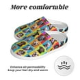 thumbnail image 6 of Yiaed Cute Dogs Collage Print Slippers Fuzzy Warm Cozy Slippers Non Slip House Slippers For Indoor Outdoor Slippers House Slippers-13, 6 of 7