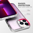 thumbnail image 5 of Vena vLove Holographic Case Compatible with Apple iPhone 13 Pro Max (6.7"-inch), Heart Shape Design (MagSafe Compatible) Dual Layer Slim Hybrid Clear Bumper Case Cover - Rainbow, 5 of 8