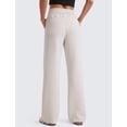 thumbnail image 2 of Pantalones deportivos CRZ YOGA SoftAura de pierna ancha para mujer, modal, color blanco S, 2 of 5