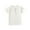 White, variant on MeetoTime Toddler Kids Cotton Breathable Short Sleeve Top Solid Color Button Round Neck T-shirt for Boys Girls