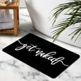 thumbnail image 3 of Get Naked Bath Mat,Funny Modern Bathroom Decor Black and White Quick Dry Absorbent Non-Slip Bathroom Rugs Thin fit Under Door Bathroom Floor Mats for Bathtub, Shower Room, Sink, 3 of 6
