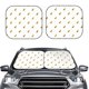 thumbnail image 2 of Balery Gold Rabbit Parasol para parabrisas de coche de 2 piezas | Parasol plegable para parabrisas delantero de coche para la mayoría de sedanes-Small, 2 of 6