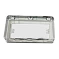 thumbnail image 1 of Cubierta de salida resistente a la intemperie, caja de enchufe de interruptor impermeable, protector de enchufe de receptáculo exterior para baño Borrar estilo B, 1 of 8