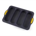 thumbnail image 1 of Molde de silicona para baguette, bandeja antiadherente para hornear pan, resistente a altas temperaturas, accesorios de cocina para hornear, 1 of 8