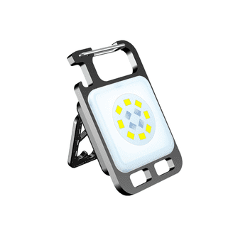Rechargeable Work Light Rechargeable COB Keychain Light - Magnetic Work Light With Ruler For Emergency & Camping Cob Keychain Work Light