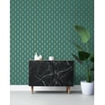 thumbnail image 4 of ESTA Home Lempicka Teal Art Deco Motif Wallpaper, 20.9-in by 33-ft, 4 of 13