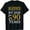 82434-Black, variant on Vintage Blessed by God for 90 years Happy 90th Birthday T-Shirt Casual Short Sleeve Round Neck Tops