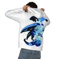 thumbnail image 5 of Shadow Milk Cookie Men's Hoodie With Color Drawstrings Sweatshirt Hooded Pullover Print Winter Coat Jacket Small, 5 of 9