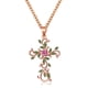 thumbnail image 2 of Collares con flores incrustadas con personalidad, collares con hojas de temperamento, colgantes, 2 of 7