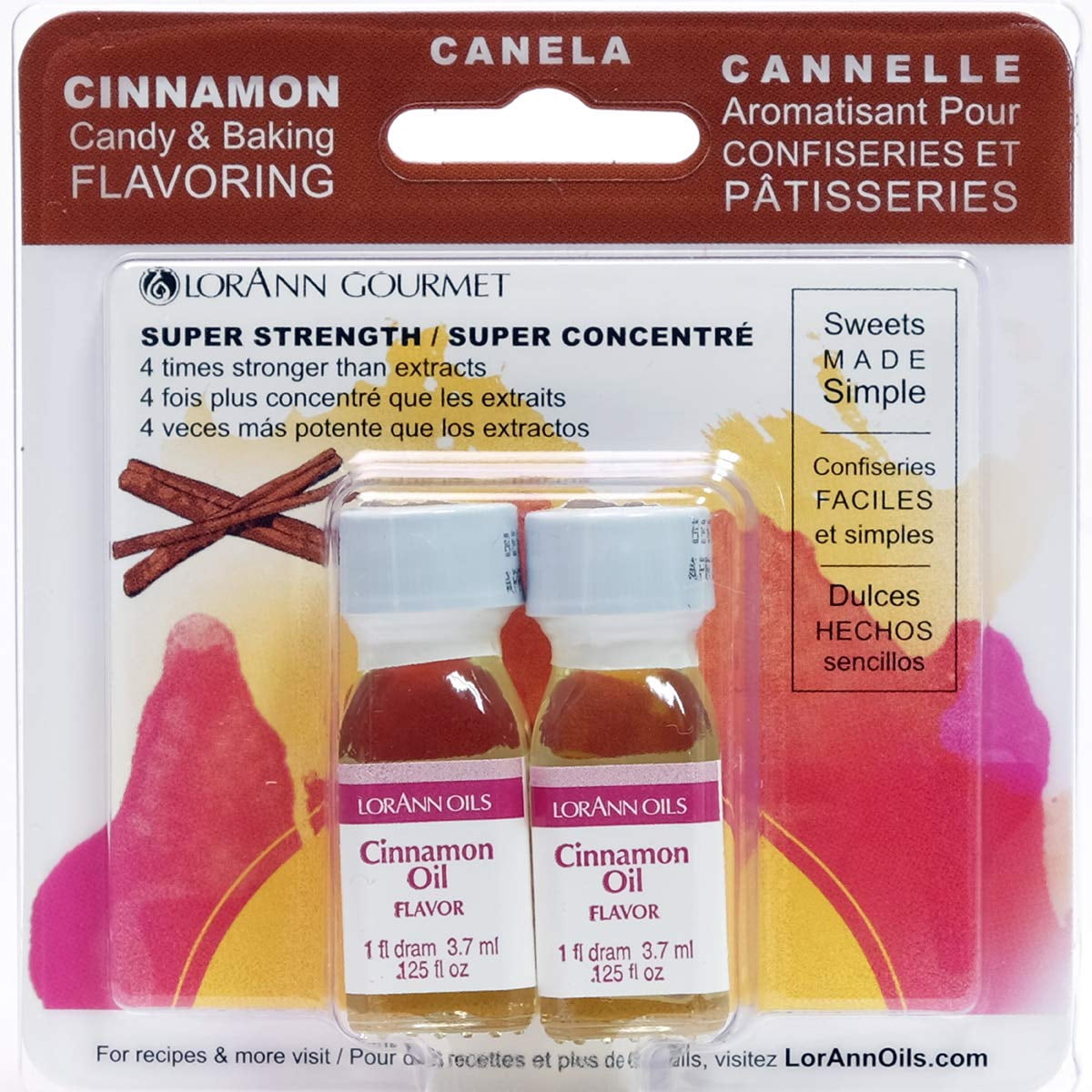 (3 pack) Candy and Baking Flavoring, 0.125oz Bottle, 2/Pkg