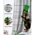 thumbnail image 6 of St. Patrick's Day Blackout Curtains 90 Inch Length 2 Panels Set for Living Room Bedroom, Spring Lucky Dogs Grasses Gray Wood Privacy Window Treatment Thermal Insulated Black Out Drapes 52"x90", 6 of 8