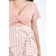 thumbnail image 4 of Vestido rayas Roman Fashion /Juvenil, 10714 (Coral /blanco) coral G, 4 of 6