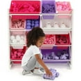 Humble Crew Kids Toy Storage Organizer with 12 Plastic Bins, Multiple