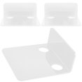 thumbnail image 4 of BRIGHTFUFU Estante de almacenamiento para Monitor de bebé, estante de pared flotante pequeño para altavoz, cámara de seguridad, 3 uds., 4 of 7