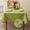 Grass Green, variant on Cterwk Linen Table Cloth Rectangle Tablecloths Waterproof Dining Table Cover for Wedding Birthday Party Kitchen Decor, 16" x 24"
