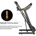 thumbnail image 3 of SWERTOY Electric Foldable Treadmill w/3 Manual Adjustable Incline, 16.5'' Wide Tread Belt Treadmills for Home, Digital Exercise Machine with 14.8 KM/h Max Speed for Home & Gym Cardio Fitness, S5562, 3 of 7